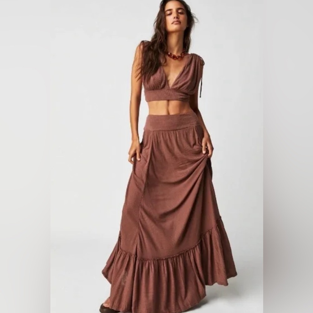 Free People Beach Skirt Set XS NEW
